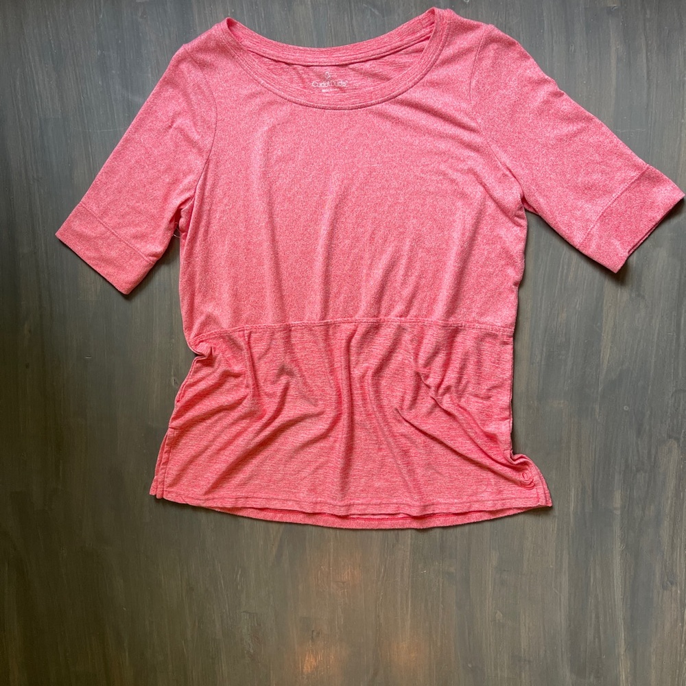 Cuddl Duds Women's Coral Long Sleeve Top